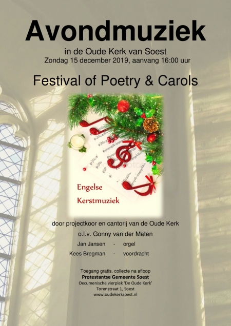 Poster Avondmuziek 15 december 2019